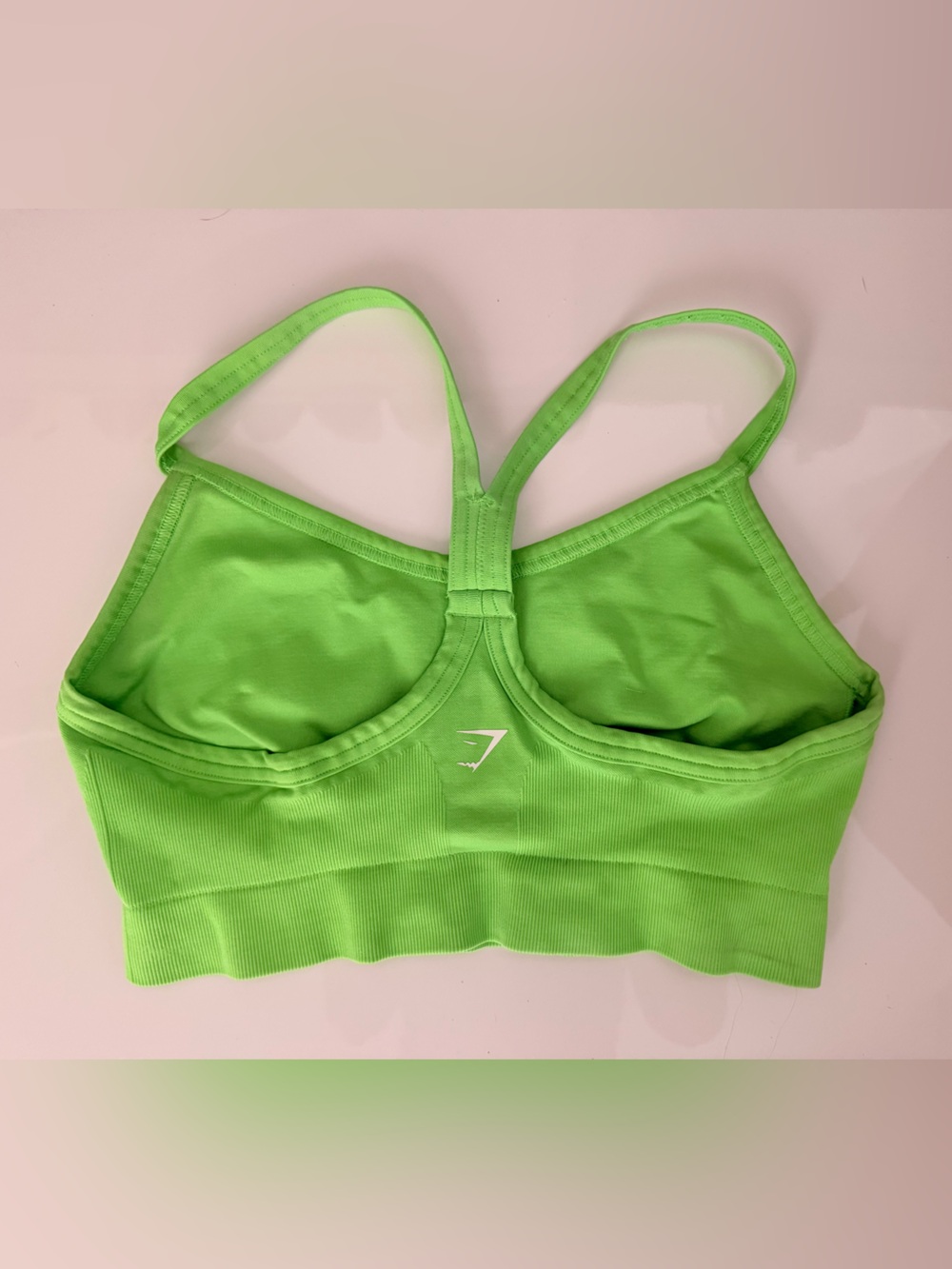 Gymshark lime green sports bra